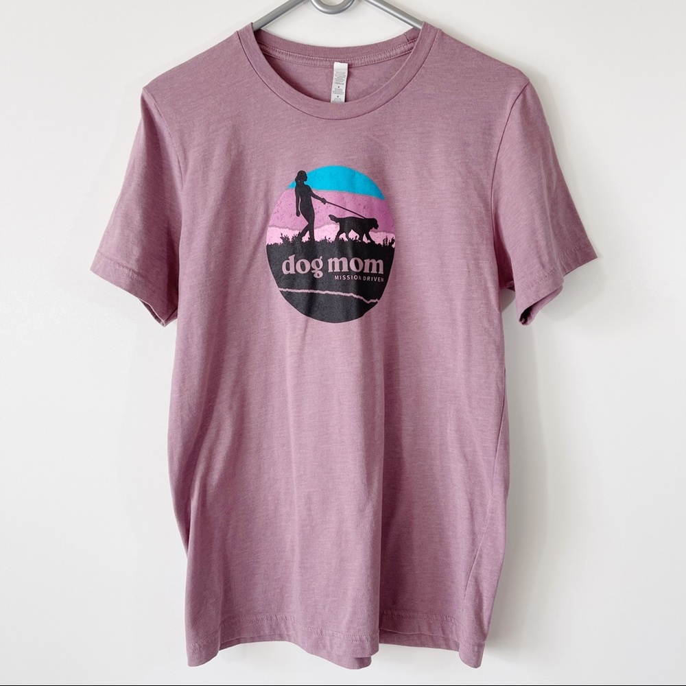 Mission Driven Goods Dog Mom T Shirt, Medium